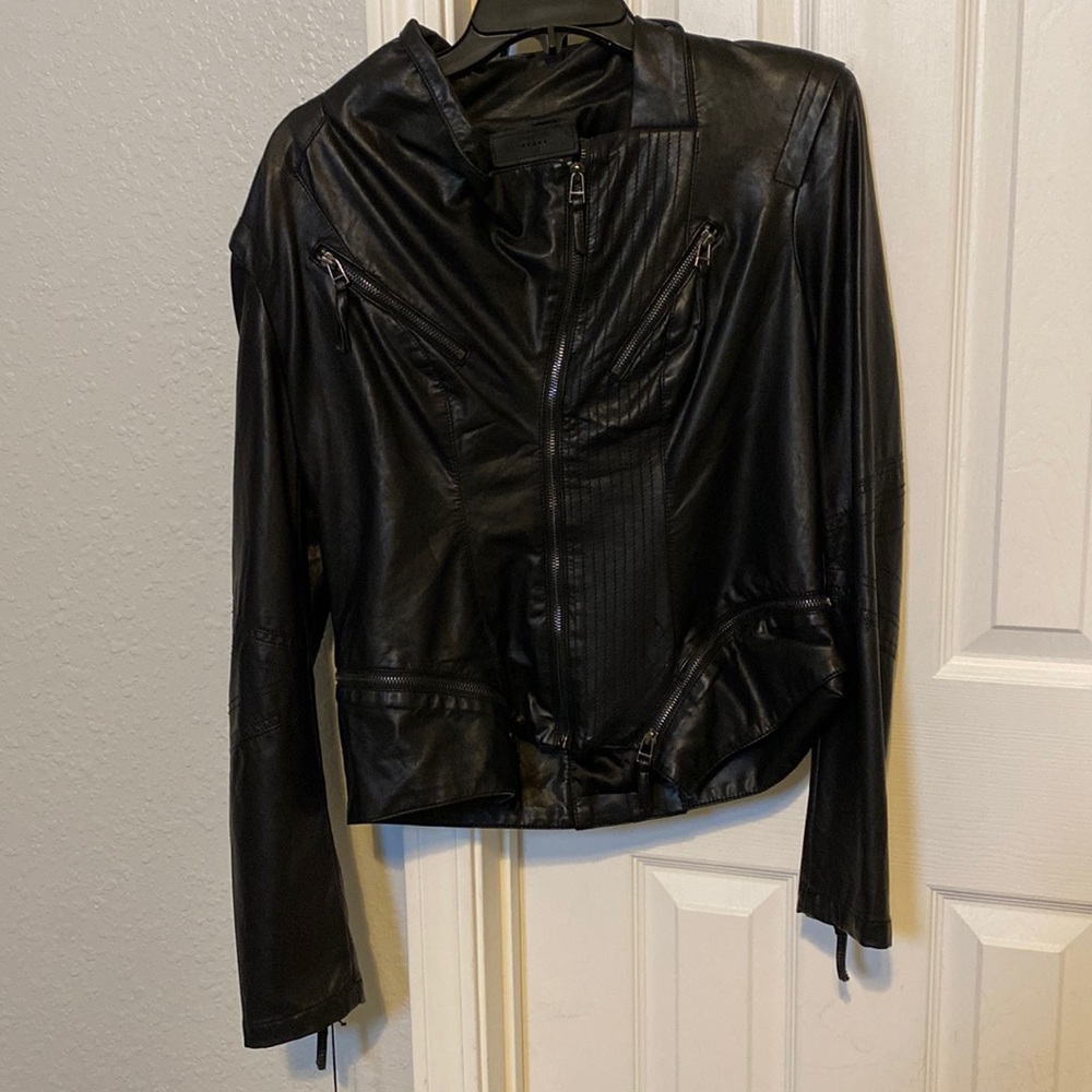 Blank NYC Leather Jacket Size L